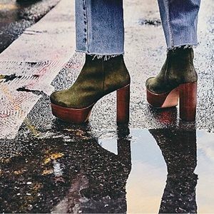 Free People Friday Night Platform Boots 37